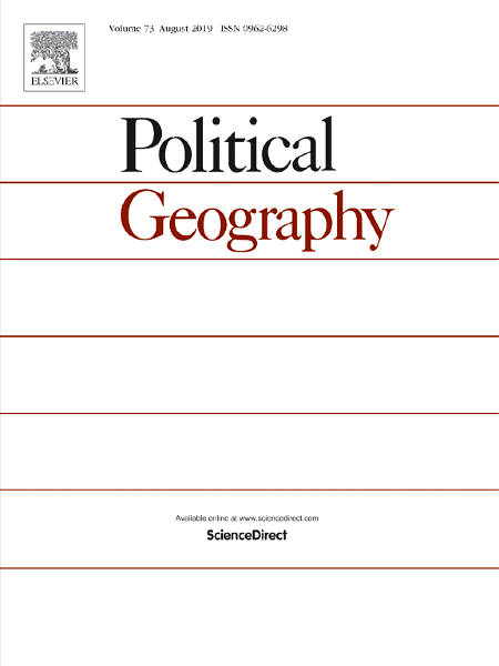 The PolGRG Book Award (2019-2020) in conjunction with Political Geography Journal